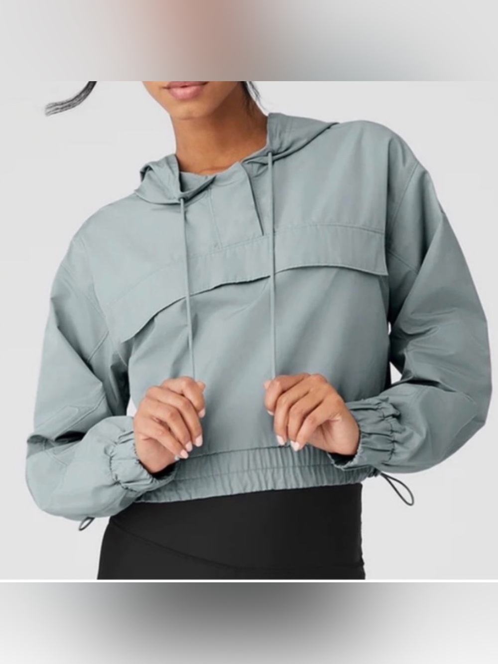 Alo Yoga International Anorak hoodie wind breaker sz medium